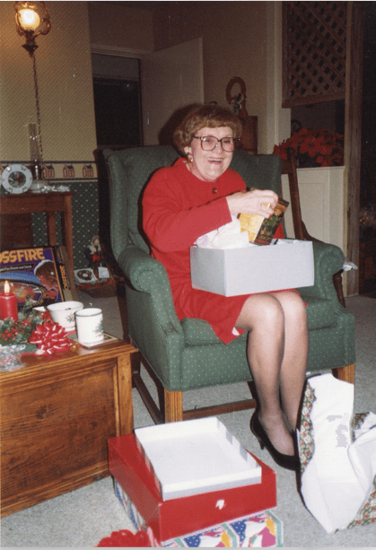 Jane, grandmother of founder Jessica Cassidy and the inspiration for Jane's Home Care in Fresno, California